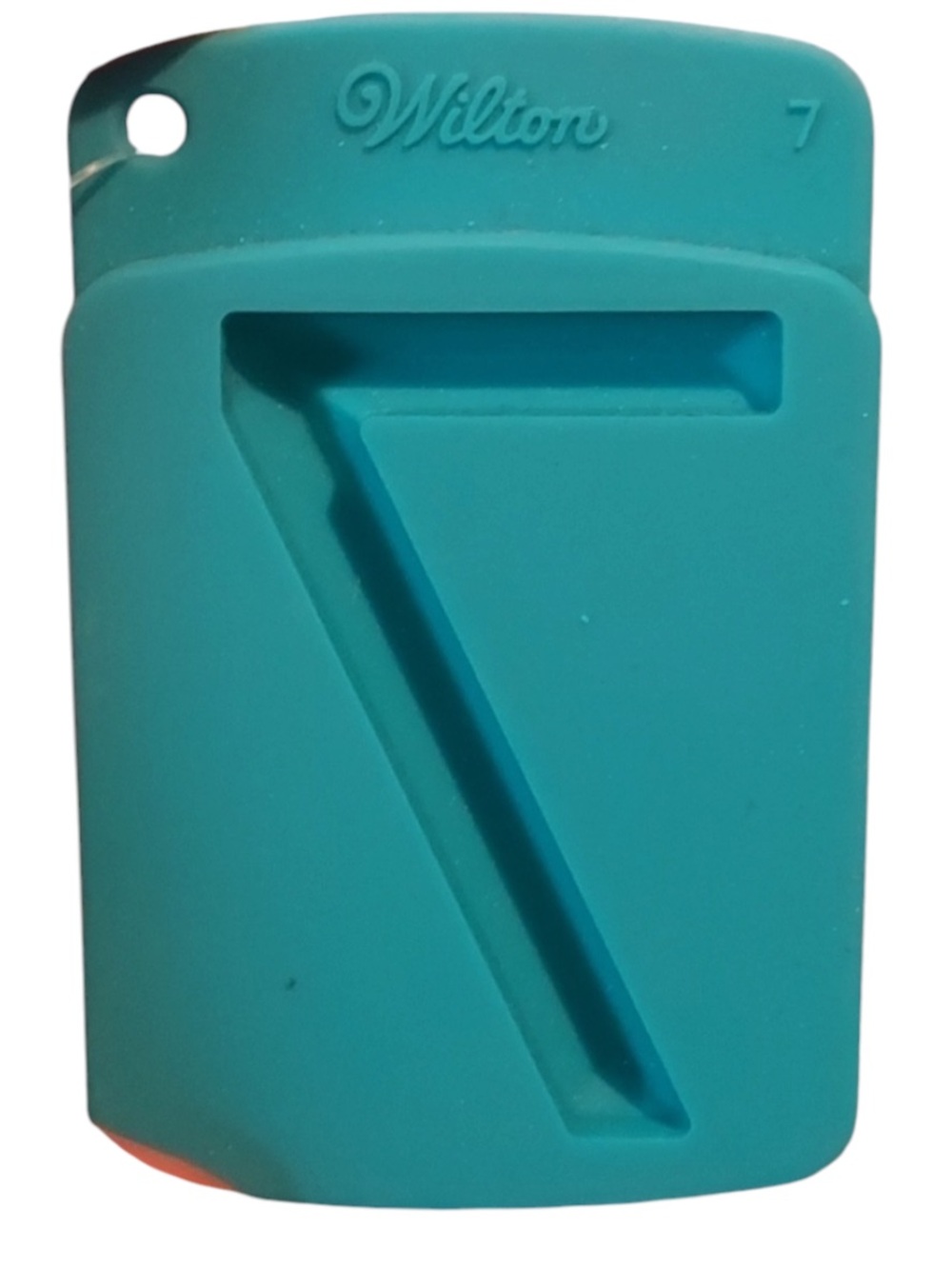 WILTON shape with fondant number " 7 "  Mold
